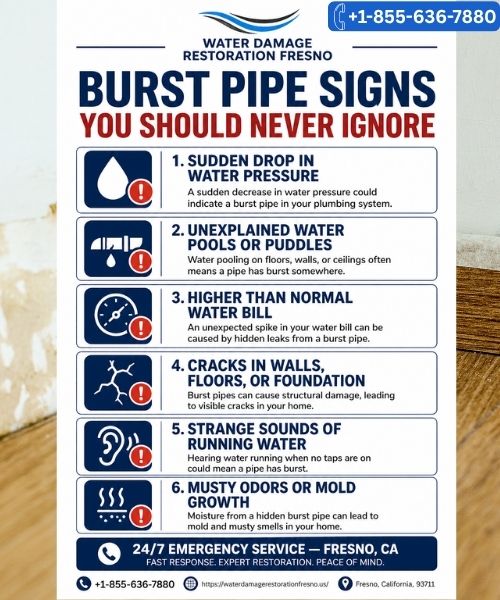 Burst Pipe Signs You Should Never Ignore