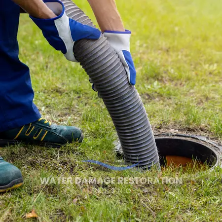 sewage-cleanup-pumping-equipment Sewage cleanup using professional pumping equipment in Fresno, CA